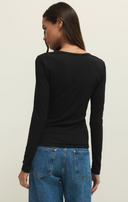Second Skin Crew Long Sleeve - Black