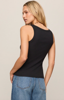 Rowe Rib Scoop Tank - Black