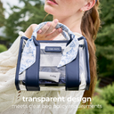 Case-Mate Clear Jelly Stadium Bag - Something Navy Twilly