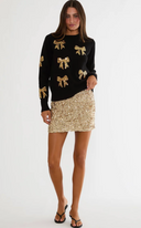 Trixie Skirt - Gold Sparkle