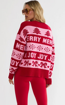 Callie Sweater - Sugared Peppermint
