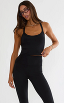 Jovie Top - Black Glitz