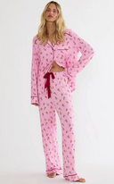 Livy & Connie PJ Set - Pink Milk & Cookies