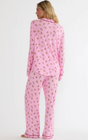 Livy & Connie PJ Set - Pink Milk & Cookies