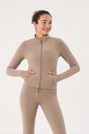 Astra Zip Jacket - Taupe
