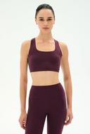 Lexi Rigor Bra - Dark Cherry / Black