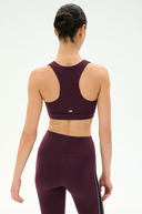 Lexi Rigor Bra - Dark Cherry / Black