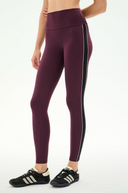 Margot Rigor Legging - Dark Cherry / Black