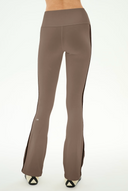 Raquel High Waist Supplex Flare 30 - Lentil / Black
