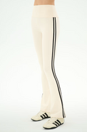 Raquel High Waist Supplex Flare 30 - Creme / Black