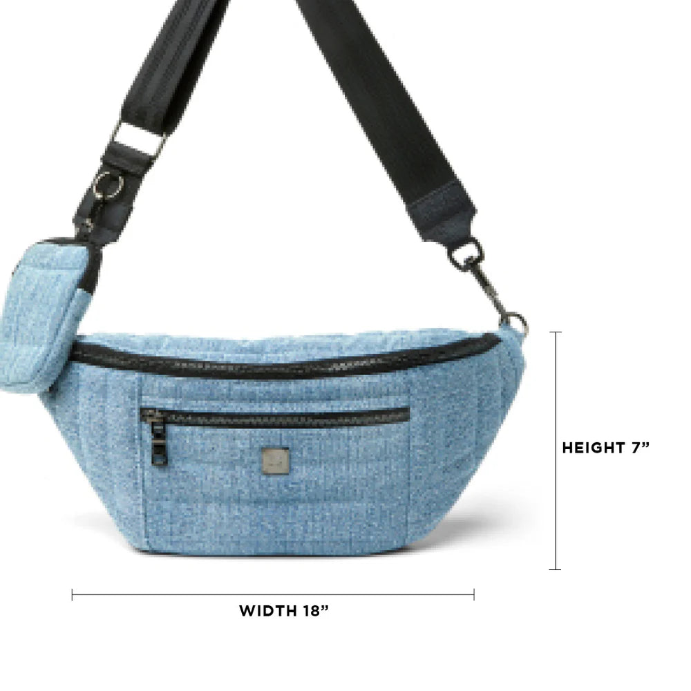 Sister Sling Bag- Light Wash Denim