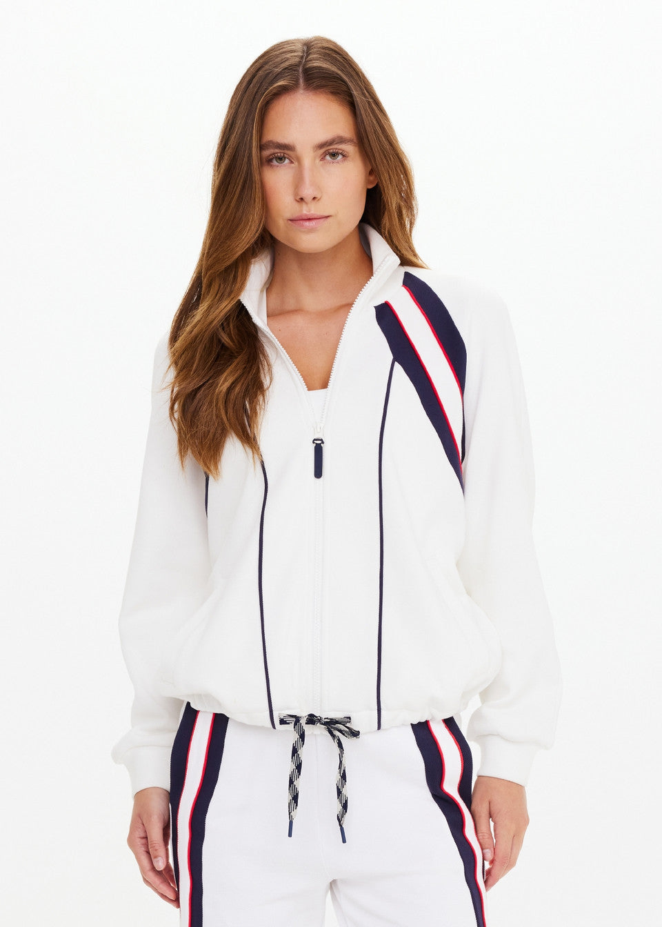 Pacific Morgan Zip Up Jacket- White