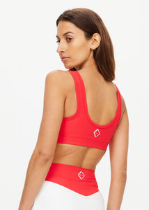 Pacific Harley Scoop Neck Bra- Roja