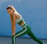 Elena Legging- La Palma Stripe