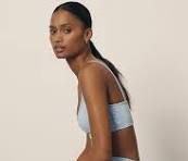 Eyelet Bra- Baby Blue