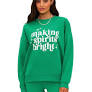 Devyn Oversized Sweatshirt- Frosted Fir