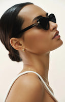 Coastline Sunglasses- Polished Black/Grey