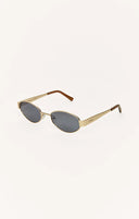 Palisades Sunglasses- Gold Grey Polarized