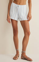 Daylight Striped Airy Short- Sea Salt