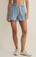 Written Stars Denim Shorts- Ocean Air Indigo
