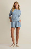 Written Stars Denim Shorts- Ocean Air Indigo