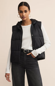 Essential Puffer Vest- Black