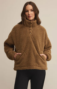Brooklyn Sherpa Jacket- Toasted Sesame