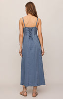Leonora Indigo Midi Dress- Indigo