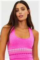 Yara Top- Electric Pink Soft Serve