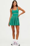 Antonia Dress- Rally Green Colorblock