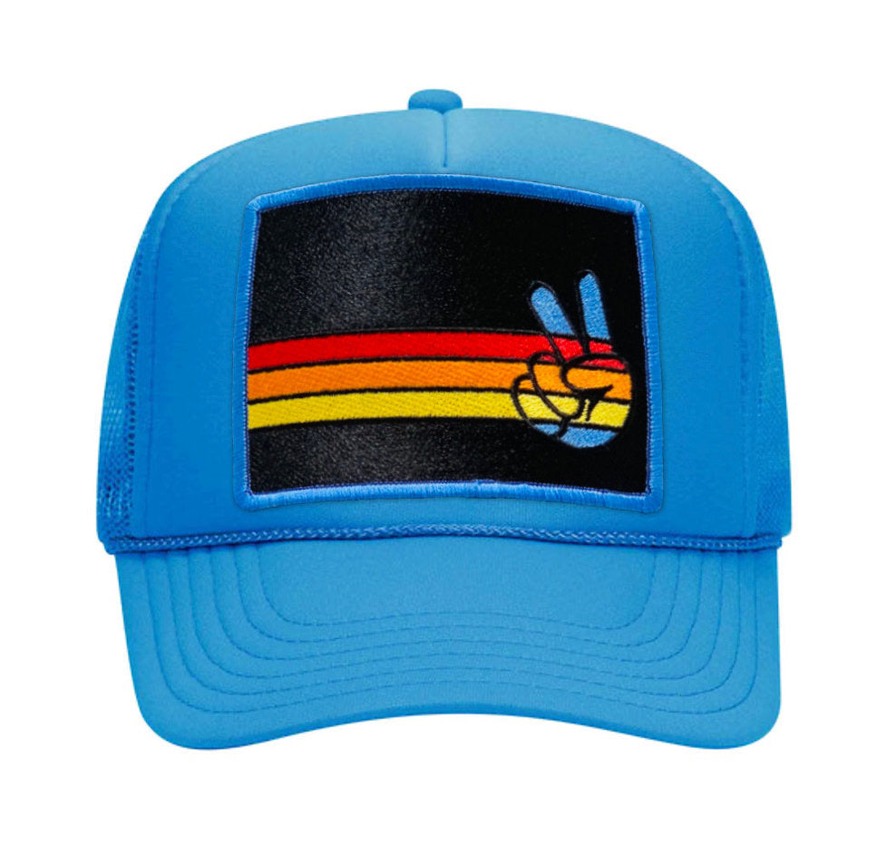 Peace Hat Caribbean Blue